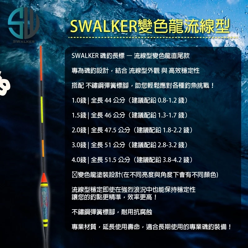 SWALKER 流線型變色龍磯釣長標（第 4 張）