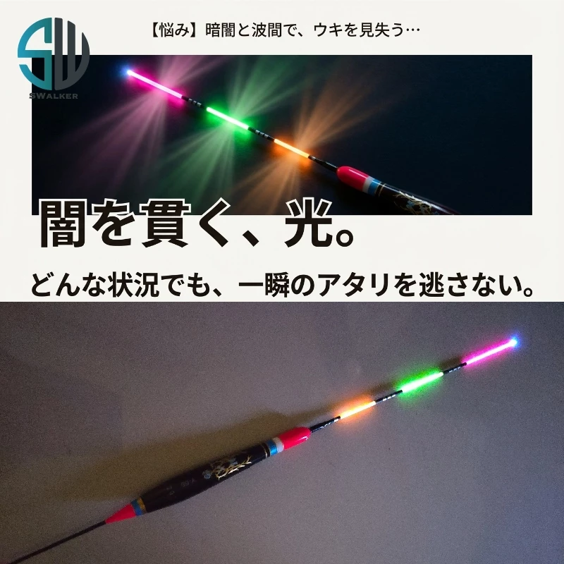 粉紅直感型磯釣電子長標 彈簧標腳 1.0–4.0錢（第 2 張）