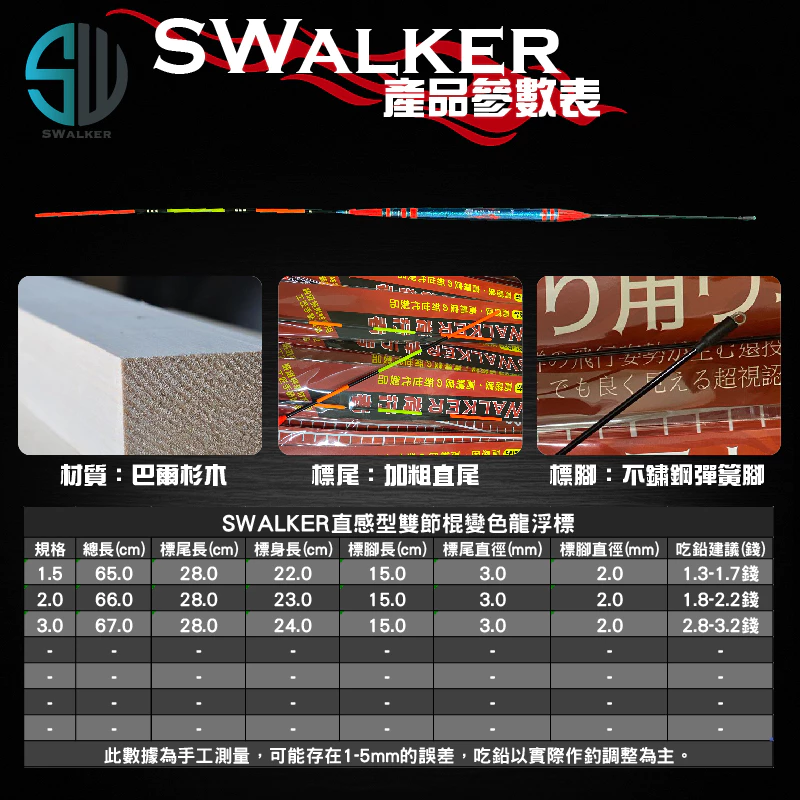 雙節棍 直感型雙節式日間特長標 1.5–3.0錢（第 6 張）