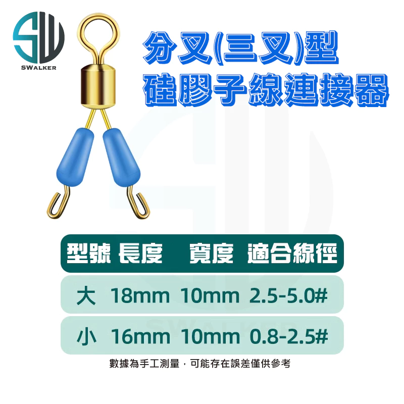 分叉（三叉）硅膠子線連接器 大號／小號（第 3 張）