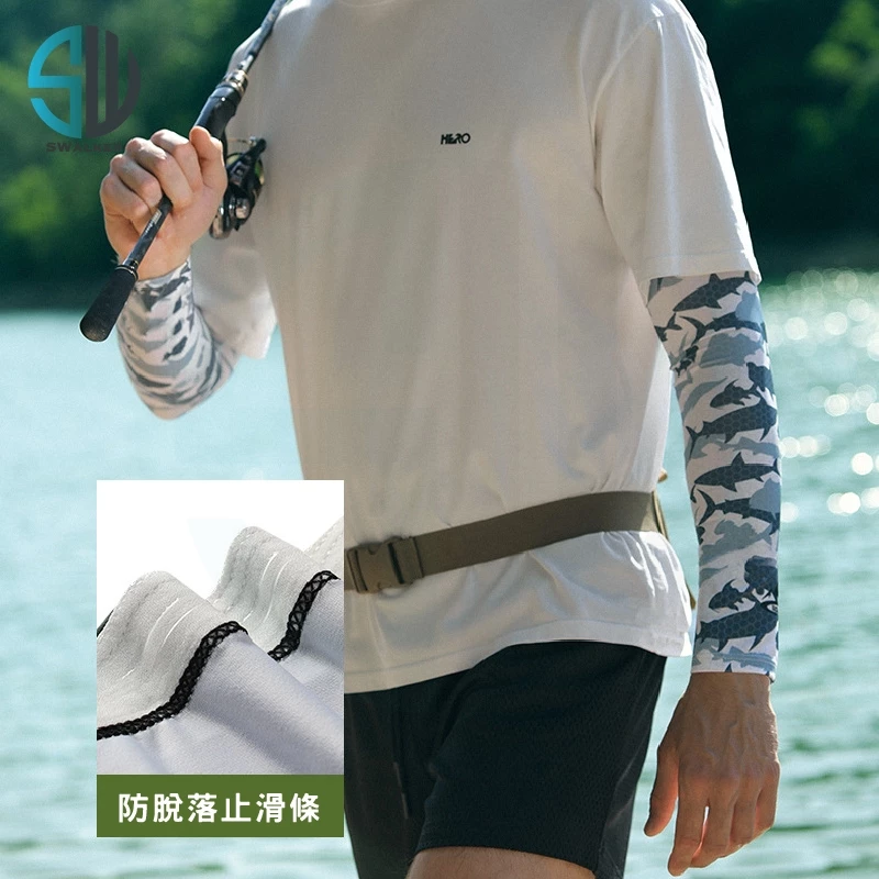 釣魚速乾冰絲防曬袖套 L／XL 四款花色（第 4 張）