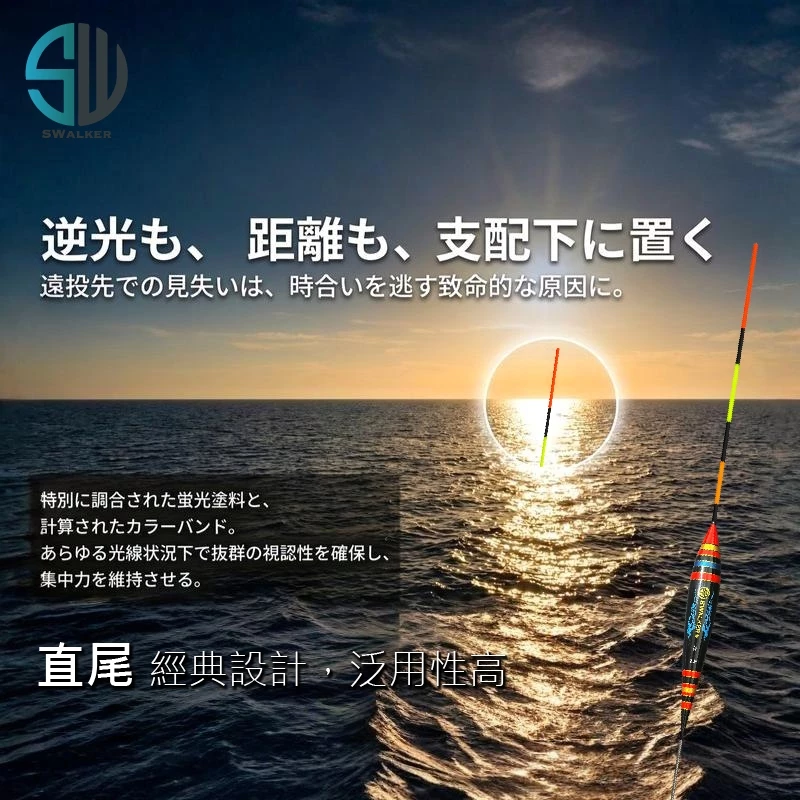 流線型直尾 鋼腳自重磯釣長標 1.0–4.0錢（第 4 張）