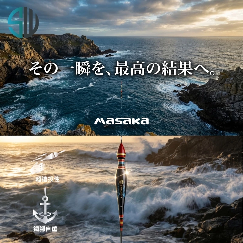 葫蘆型 鋼腳自重磯釣長標 珠尾／直尾 1.0–4.0錢（第 6 張）