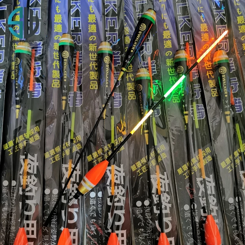 金橘葫蘆型 磯釣電子浮標 彈簧標腳 2.0–5.0錢（第 6 張）